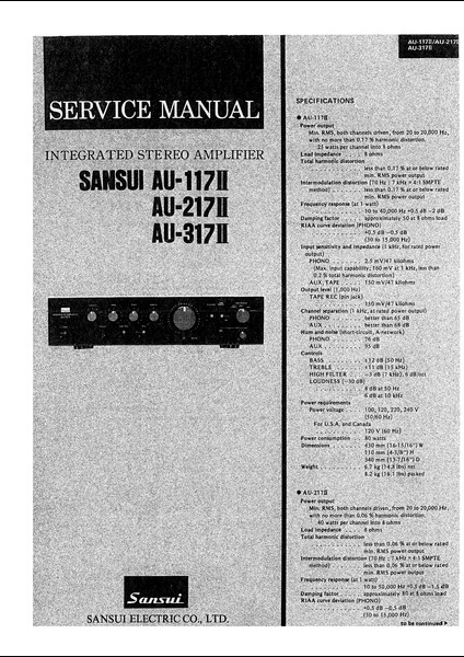 Sansui AU-217II