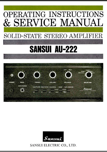 Sansui AU-222
