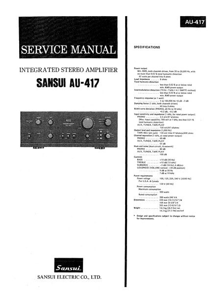 Sansui AU-417