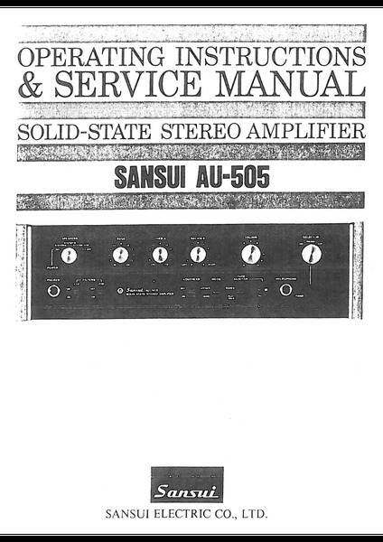 Sansui AU-505