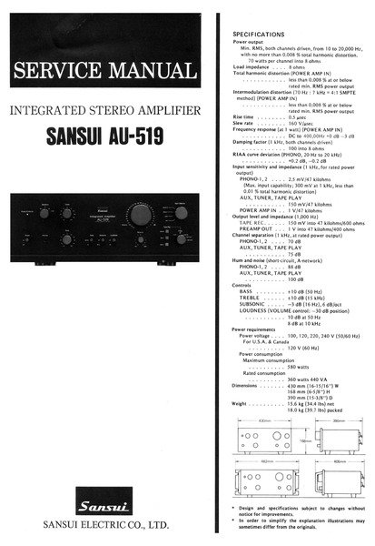 Sansui AU-519