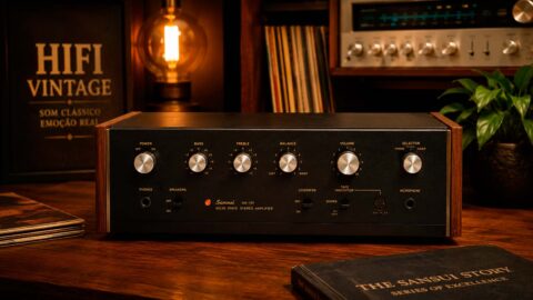 Sansui AU-101: o pequeno amplificador vintage que conquistou gerações