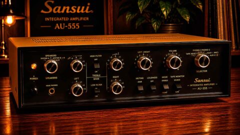 Sansui AU-555: o charme sonoro de um clássico da Sansui