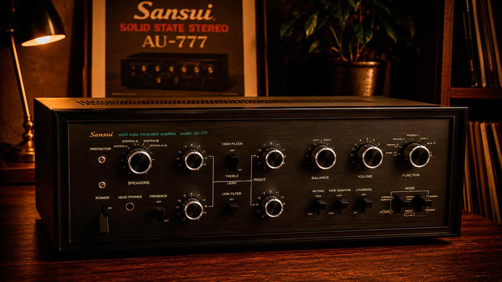 Sansui AU-777: o som envolvente de um clássico do áudio vintage